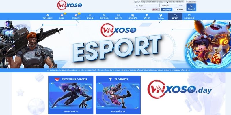 Cá cược Esport  ở VNXOSO là gì?